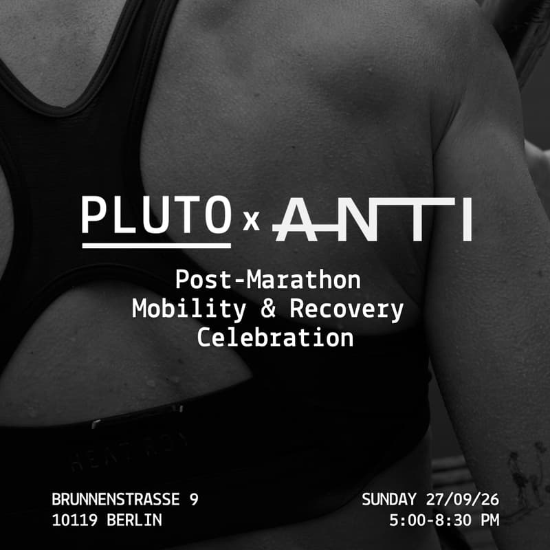 Cover Image for PLUTO x ANTI – Post-Marathon Mobility & Recovery Celebration