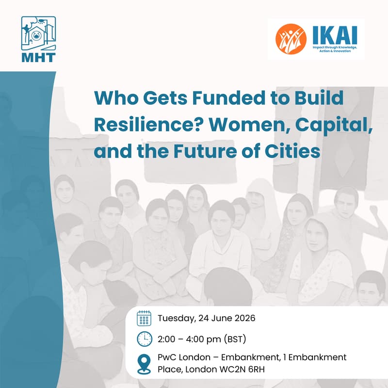 Cover Image for Who Gets Funded to Build Resilience? Women, Capital, and the Future of Cities