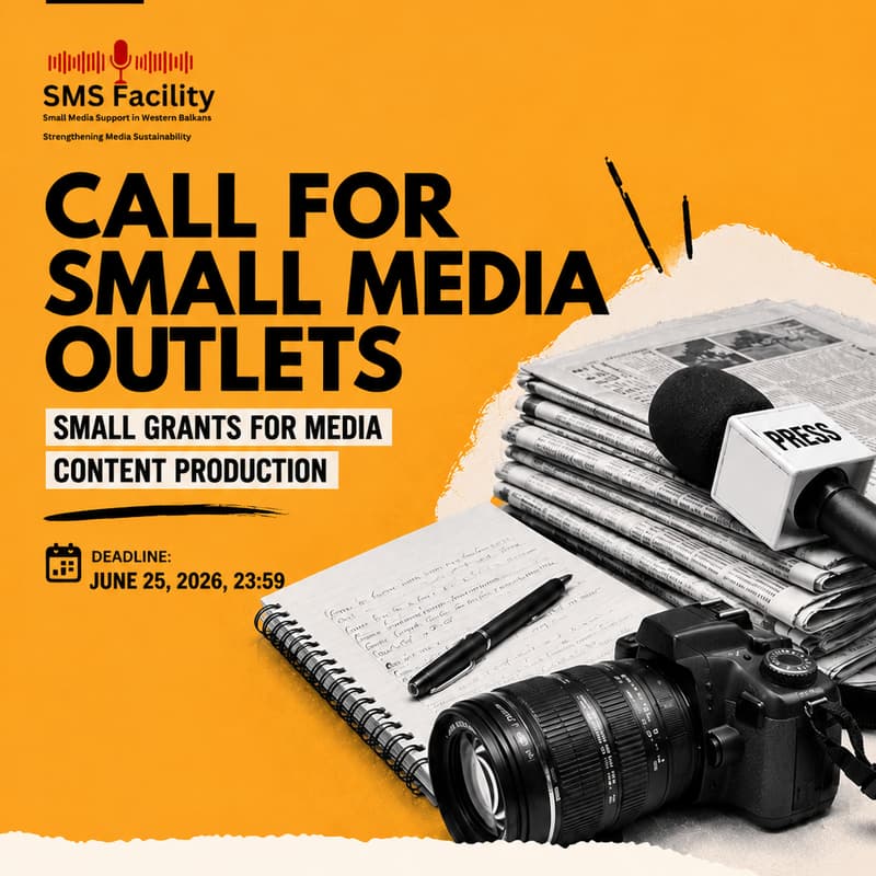 Cover Image for Info sesija: SMS Facility grantovi za male medije u Srbiji