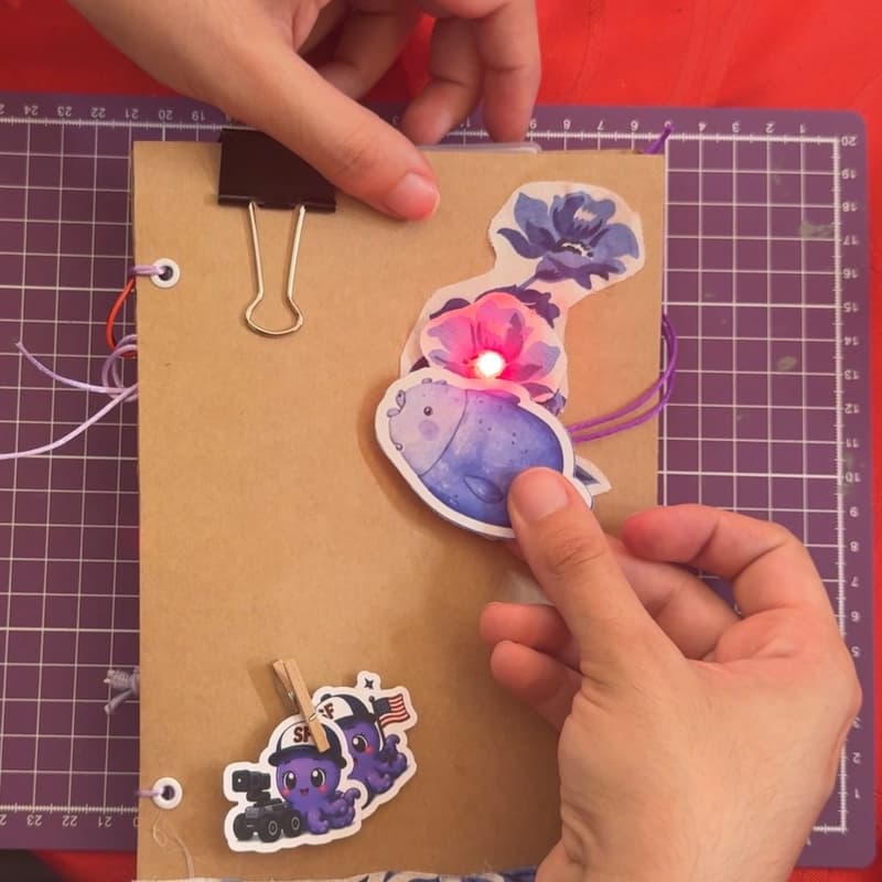 Cover Image for Make Your Story Glow: Build a Magnetic LED Scrapbook