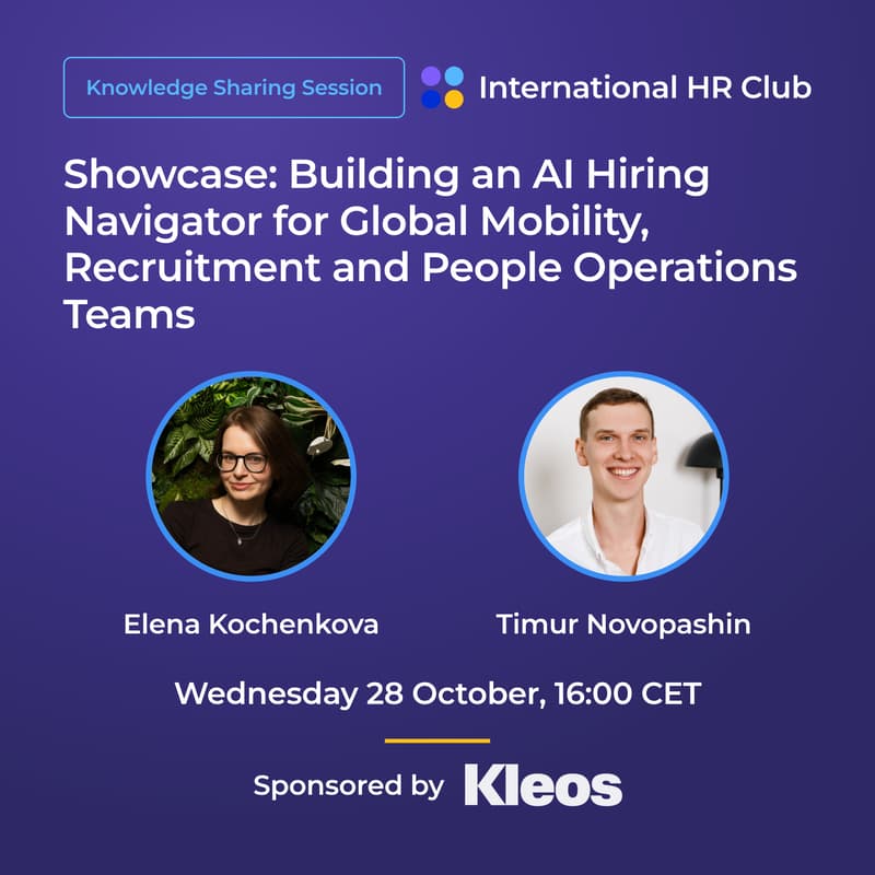 Cover Image for Showcase: Building an AI Hiring Navigator for Global Mobility, Recruitment and People Operations Teams
