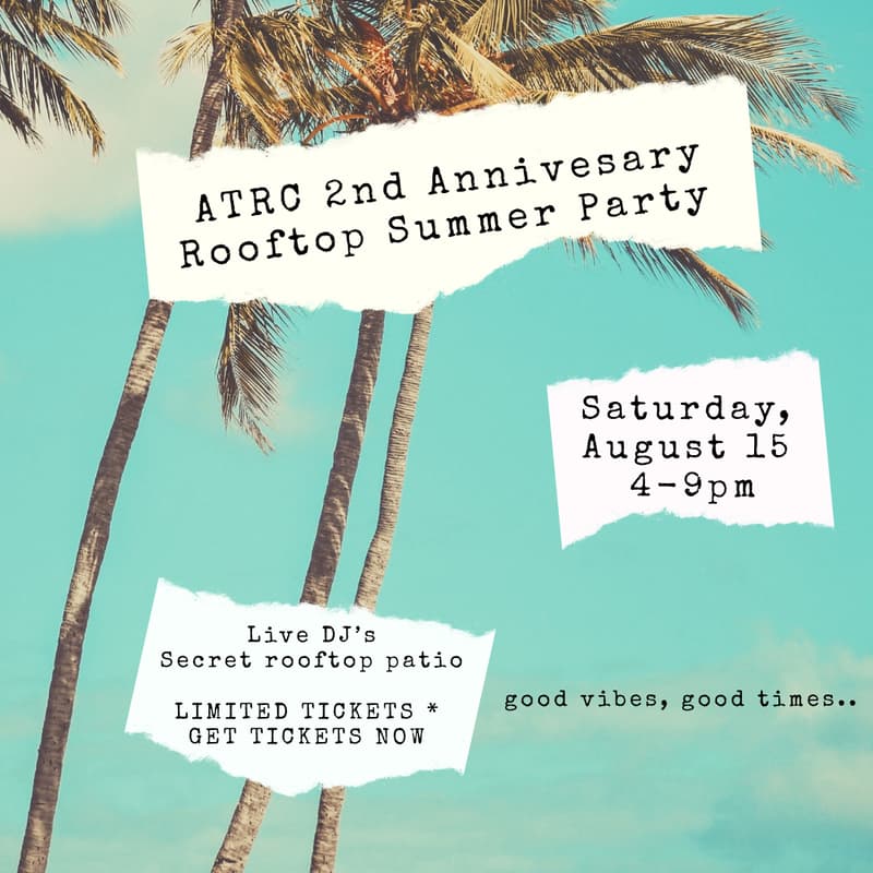 Cover Image for ATRC: 2ND ANNIVERSARY ROOFTOP SUMMER PARTY 🌴☀️