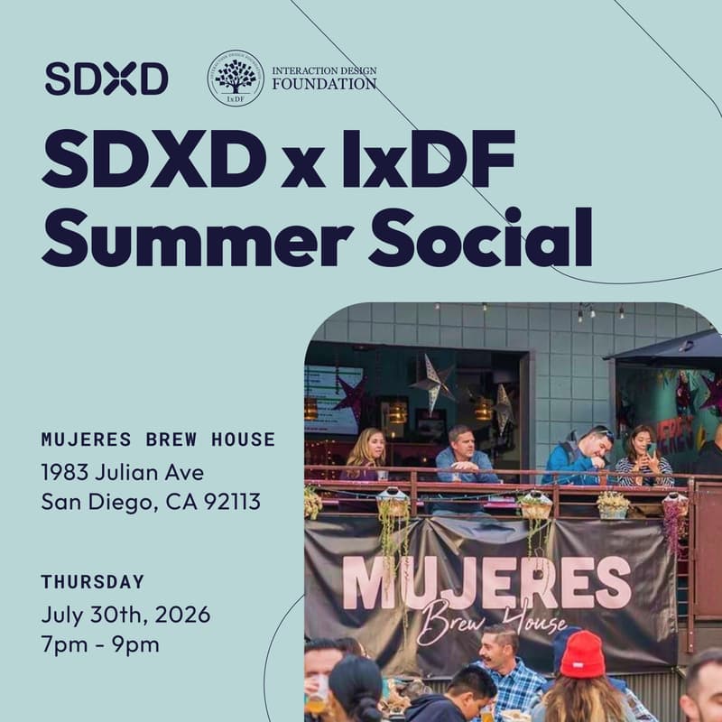 Cover Image for SDXD x IxDF Summer Social