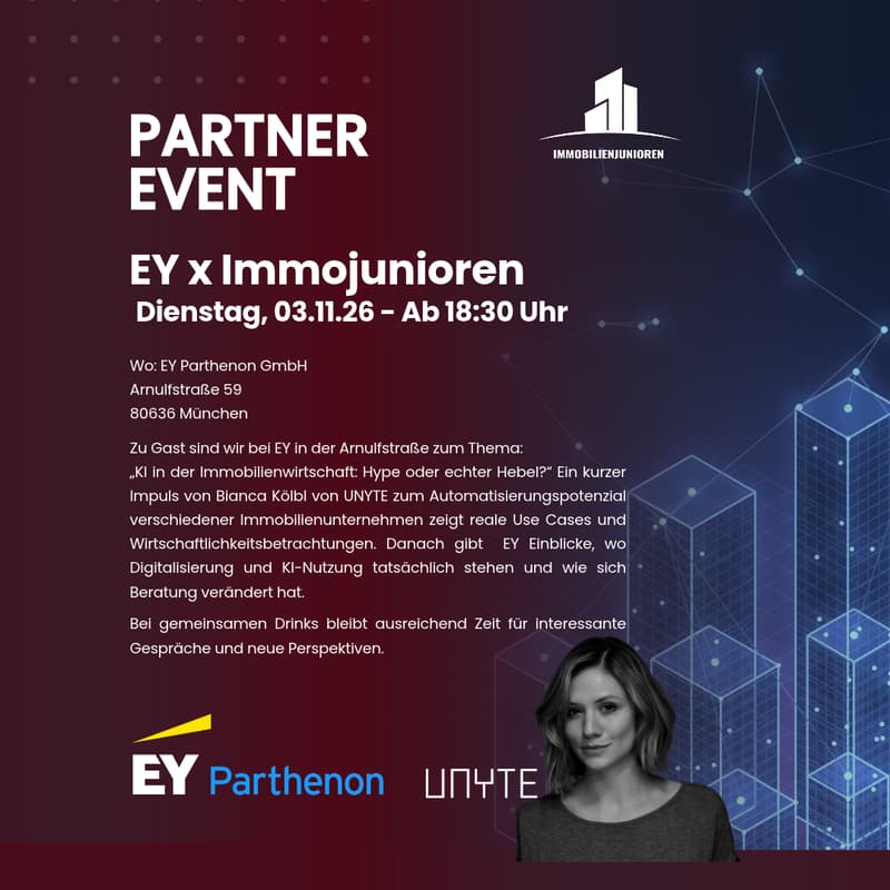 Cover Image for Partner Event - EY x Immobilienjunioren