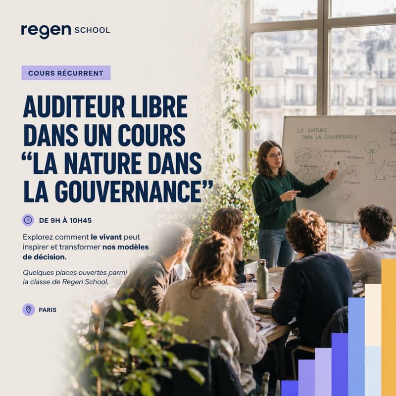 Cover Image for Auditeur libre dans un cours “La Nature dans la Gouvernance”