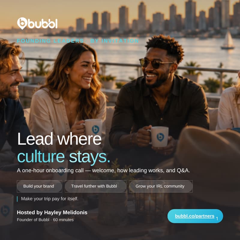 Cover Image for Bubbl Leaders and Partner Onboarding Session