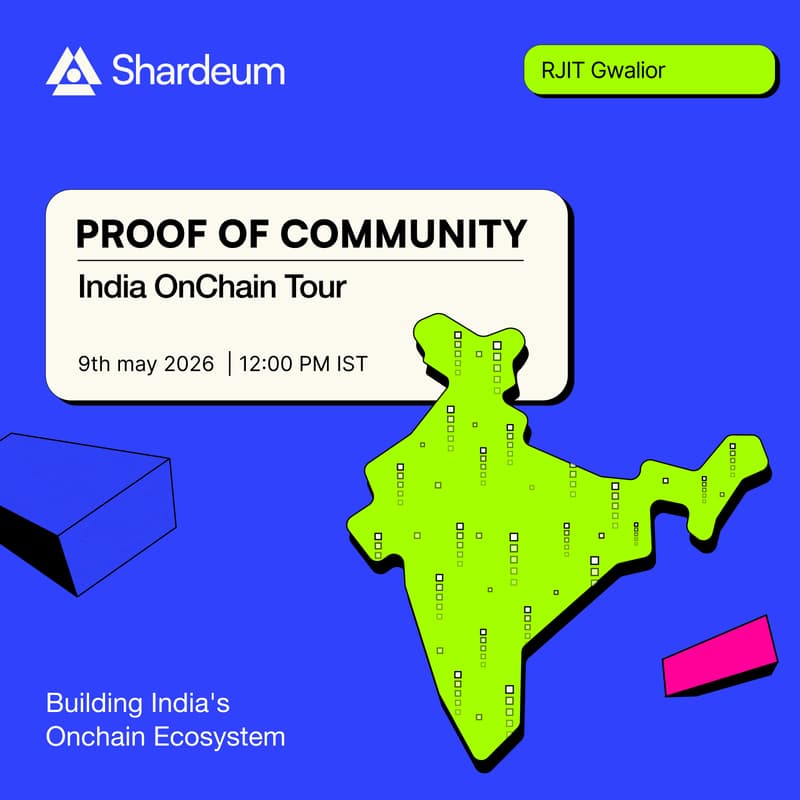 Cover Image for India OnChain Tour #24 - Gwalior Edition