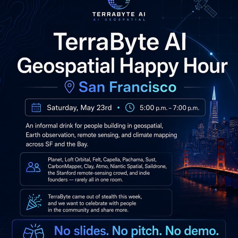Cover Image for Geospatial AI Happy Hour