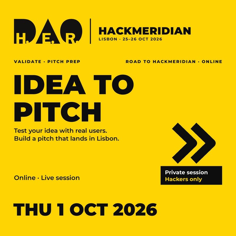 Cover Image for Road To HackMeridian: From Idea To Pitch