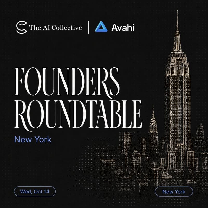 Cover Image for 🧠AI Founders Roundtable with The AI Collective NY x Avahi