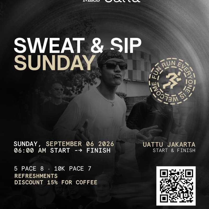 Cover Image for 🏃‍♀️Sunday Sweat & Sips with UATTU🏃
