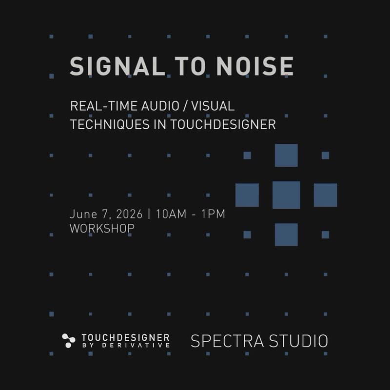 Cover Image for Signal to Noise: Real-Time Audiovisual Techniques in TouchDesigner