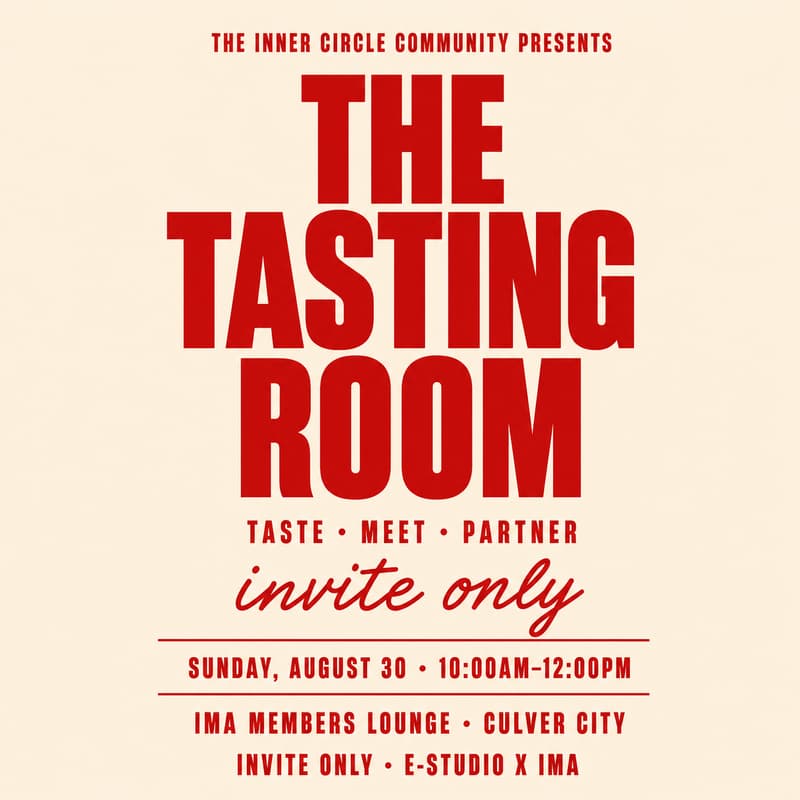 Cover Image for The Tasting Room: Meet 30+ Vetted LA Creators