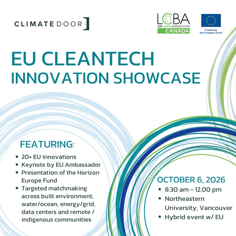 Cover Image for EU Cleantech Innovation Showcase
