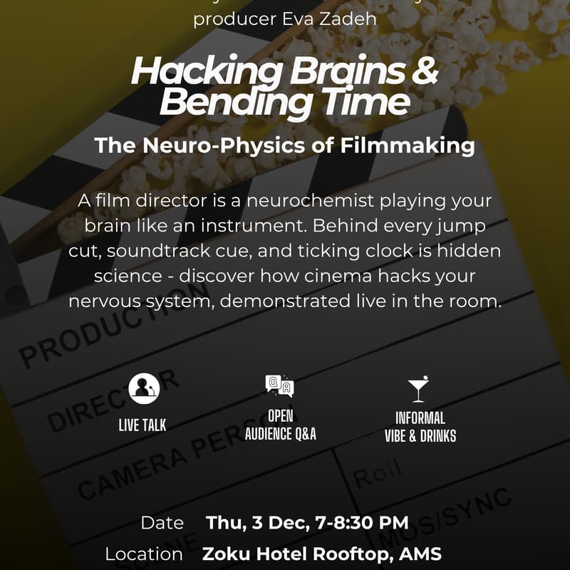 Cover Image for Hacking Brains & Bending Time: The Neuro-Physics of Filmmaking