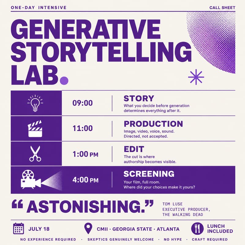 Cover Image for Generative Storytelling Lab