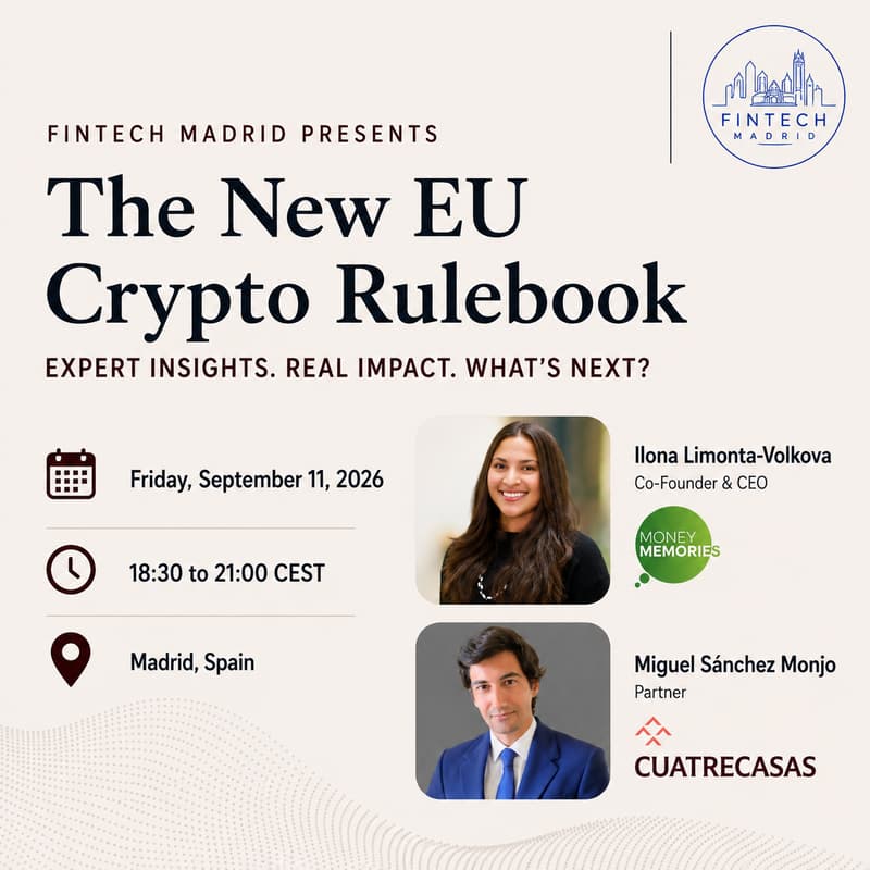 Cover Image for FinTech Madrid — The New EU Crypto Rulebook