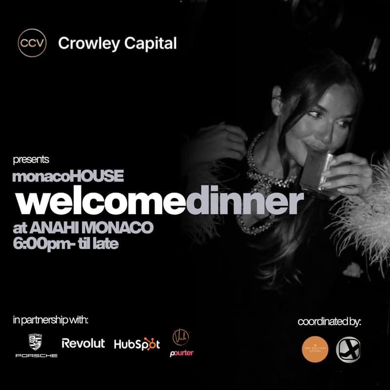 Cover Image for Welcom Dinner VIP MONACO HOUSE