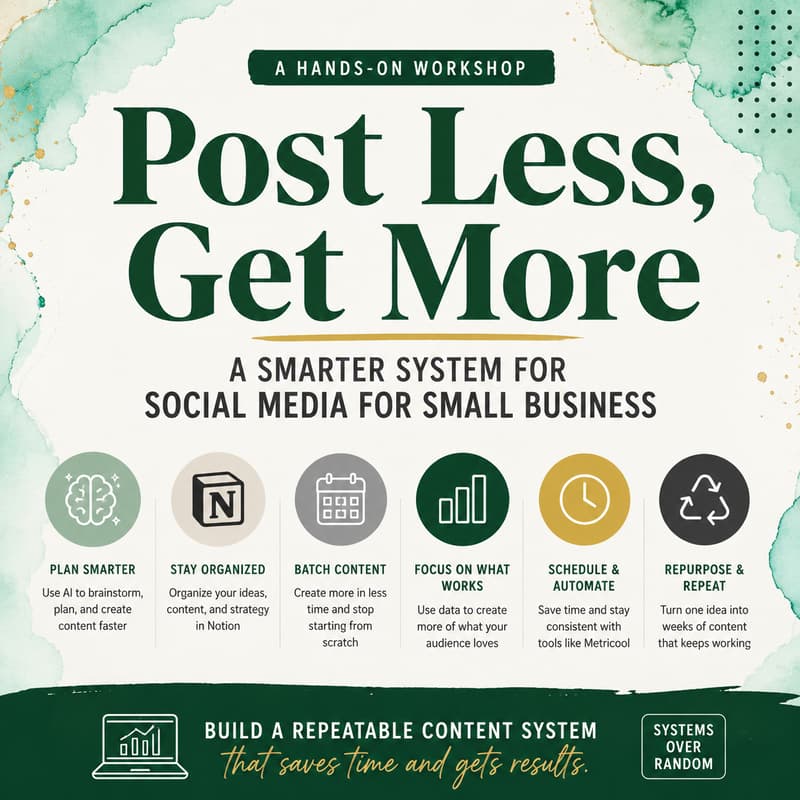 Cover Image for Post Less, Get More: A Smarter System for Social Media for Small Business