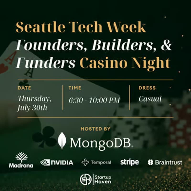 Cover Image for EVENT UPDATE: Now Partnering with Mongo DB for Casino Night