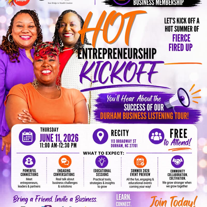 Cover Image for Hot Entrepreneurship Summer + Durham Business Listening Tour Recap