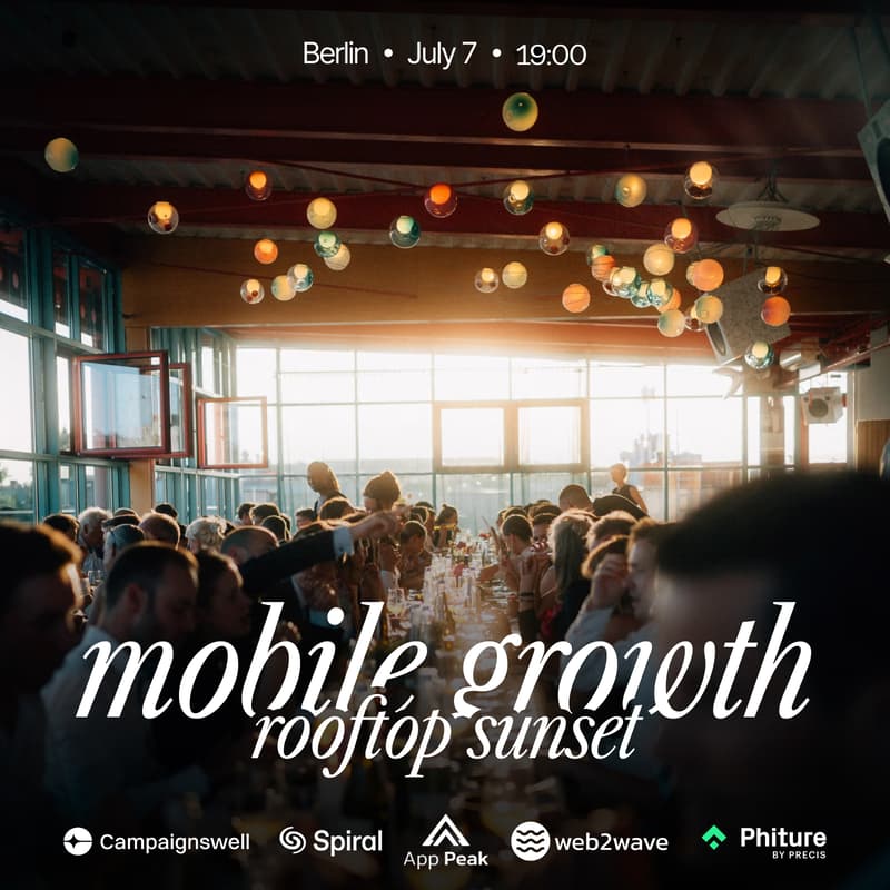 Cover Image for Mobile Growth Rooftop Sunset @ Berlin