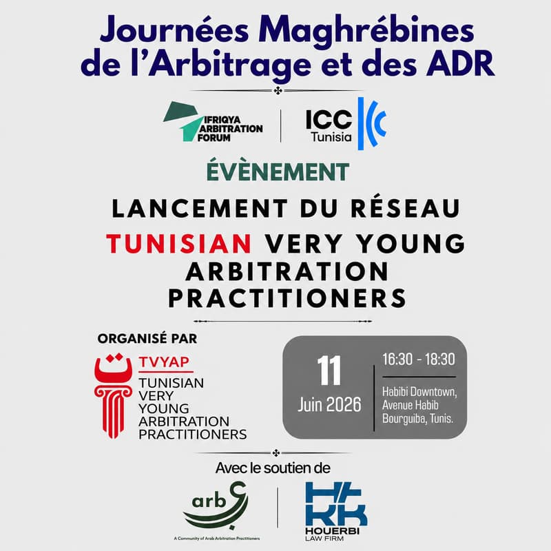 Cover Image for Lancement du réseau Tunisian Very Young Arbitrators Pratitioners