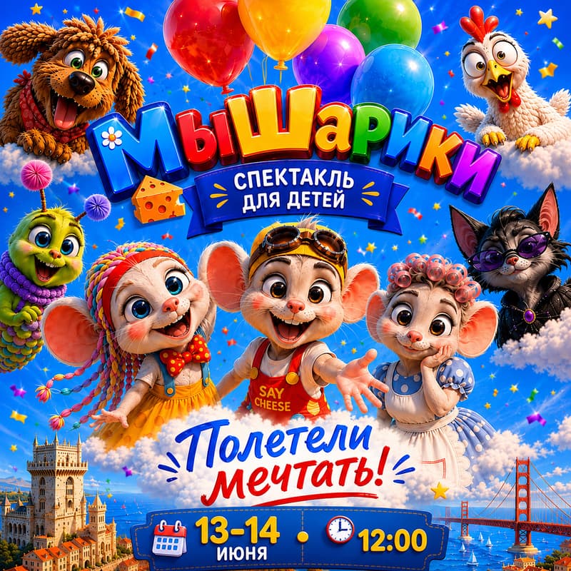 Cover Image for «МыШарики» спектакль-шоу 14.06