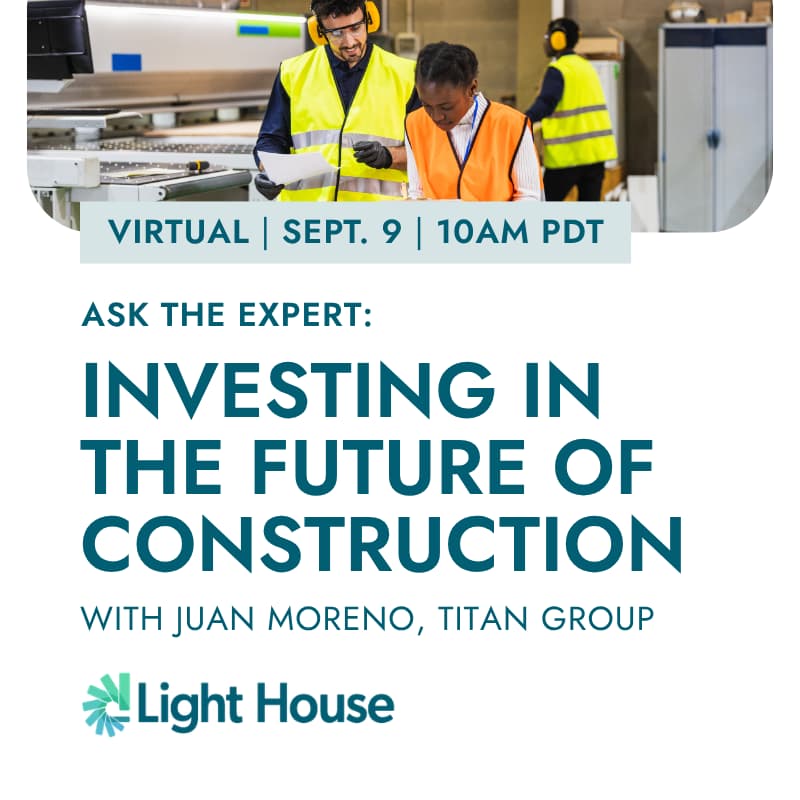 Cover Image for Ask the Expert: Investing in the Future of Construction