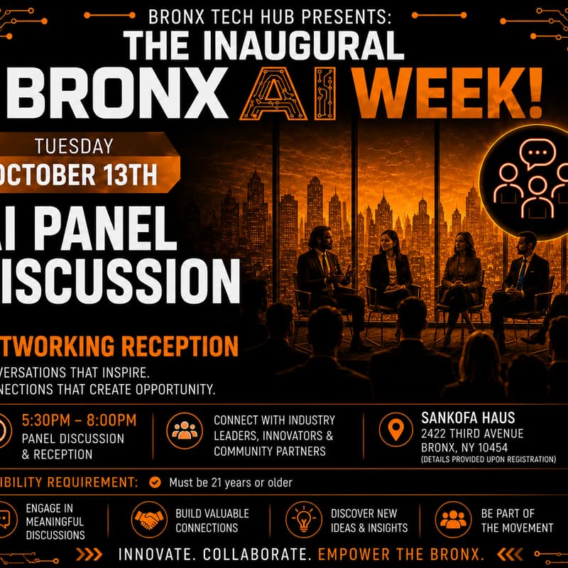 Cover Image for AI Panel Discussion & Networking Reception