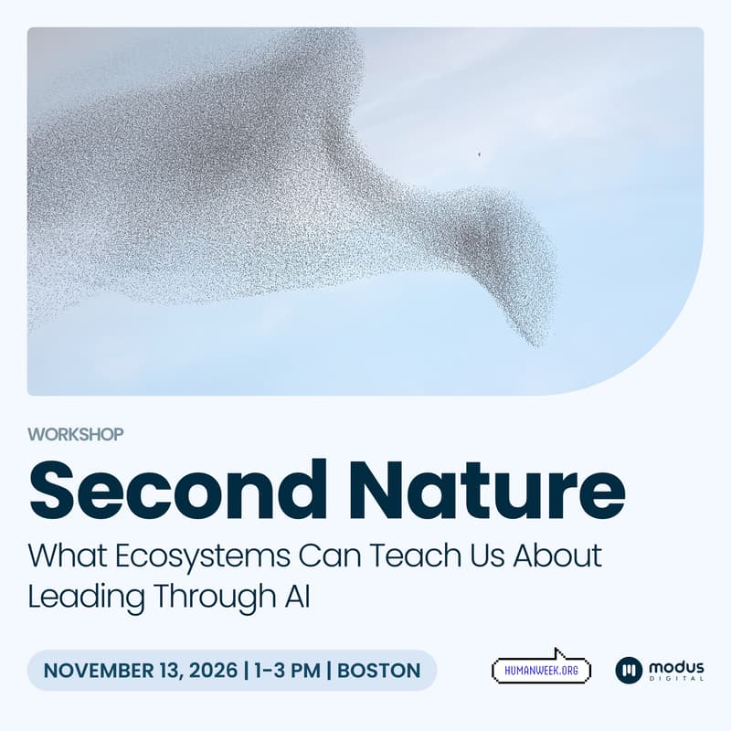 Cover Image for Workshop - Second Nature: What Ecosystems Can Teach Us About Leading Through AI
