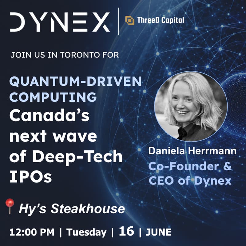 Cover Image for Dynex Quantum Technologies Pre-IPO Investor Lunch