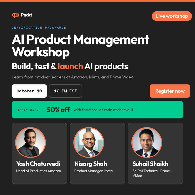Cover Image for AI Product Management Workshop: Build, Test & Launch AI Products