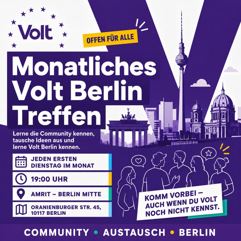 Cover Image for Monatliches Volt Berlin Treffen