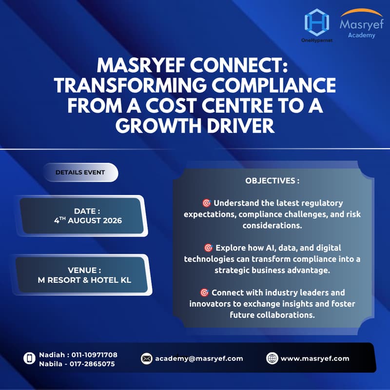 Cover Image for Masryef Connect: Transforming Compliance from A Cost Centre to A Growth Driver