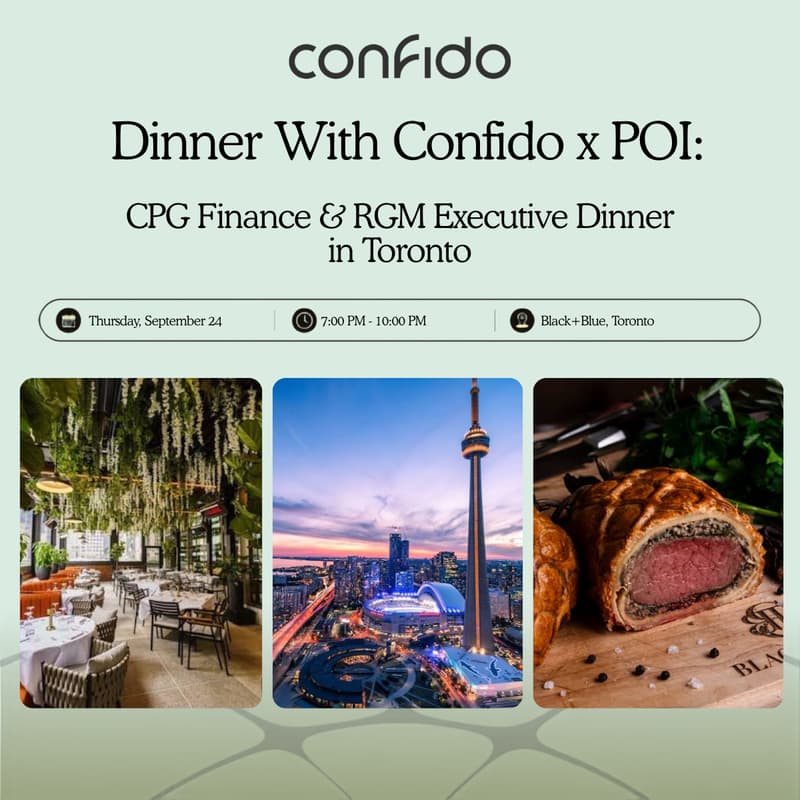 Cover Image for CPG Finance & RGM Executive Dinner | POI x Confido