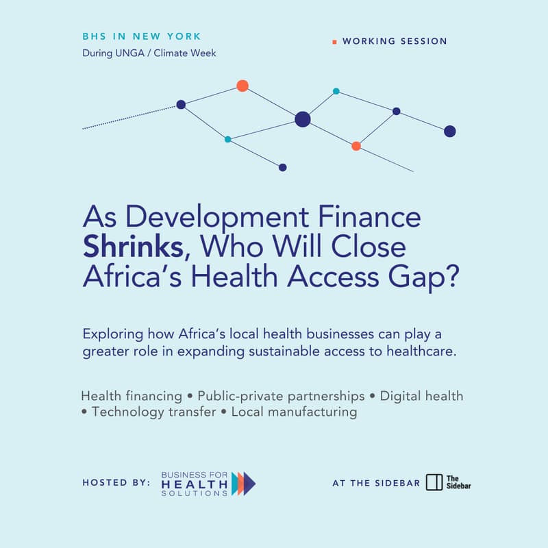 Cover Image for As Development Finance Shrinks, Who Will Close Africa’s Health Access Gap?