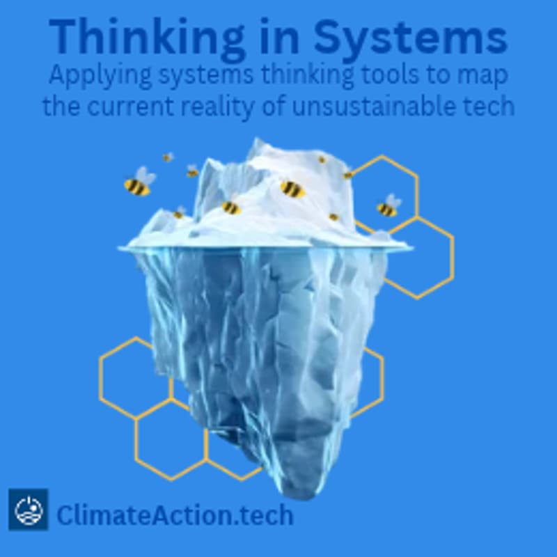 Cover Image for Thinking in systems: Applying systems thinking tools to map the current reality of unsustainable tech