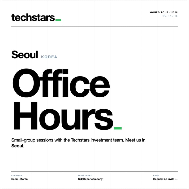 Cover Image for Seoul: Techstars Group Office Hours