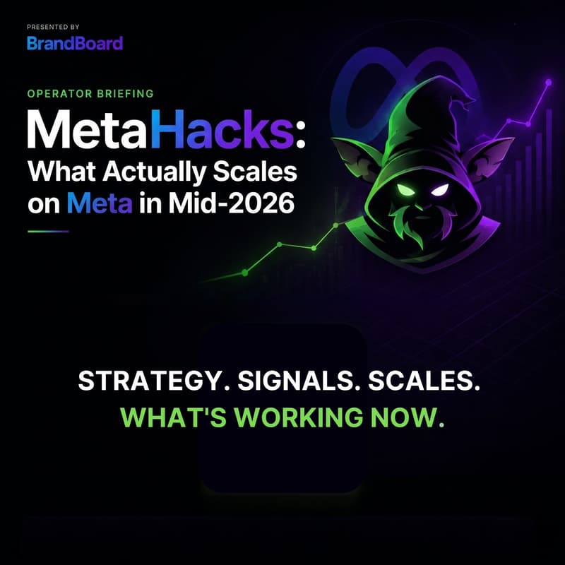 Cover Image for MetaHacks: What Actually Scales on Meta in Mid-2026