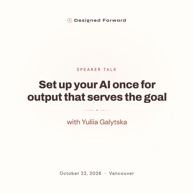 Cover Image for Set up your AI once for output that serves the goal