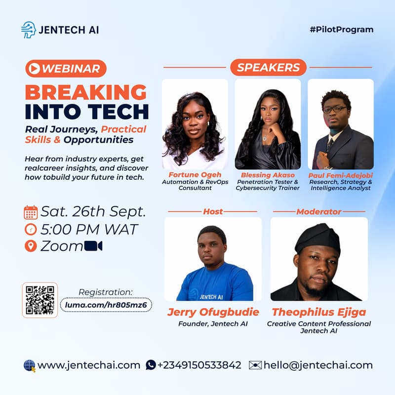 Cover Image for Breaking Into Tech: Real Journeys, Practical Skills & Opportunities