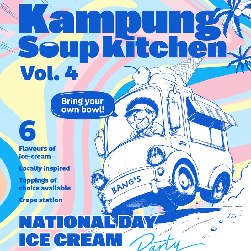 Cover Image for Kampung Soup Kitchen #4: National Day Ice Cream Party