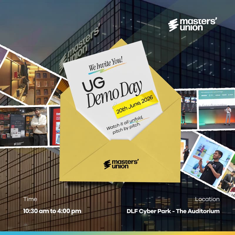 Cover Image for Masters' Union: UG VIP Demo Day