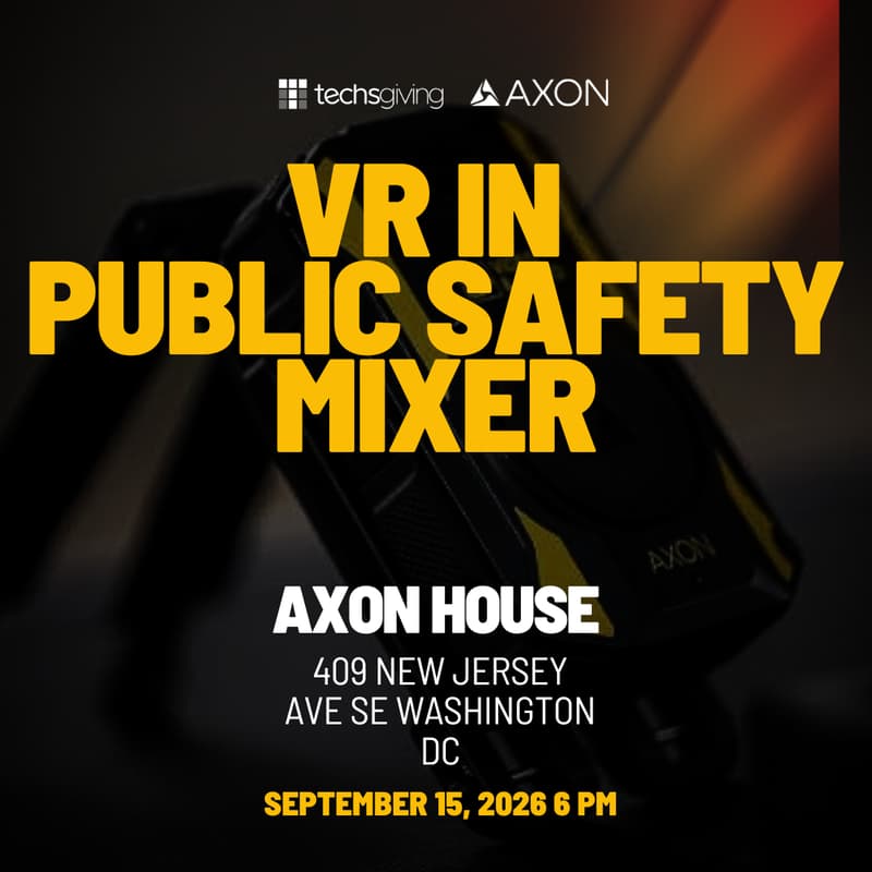 Cover Image for VR, Public Safety & the Future of Work: An Evening with Axon