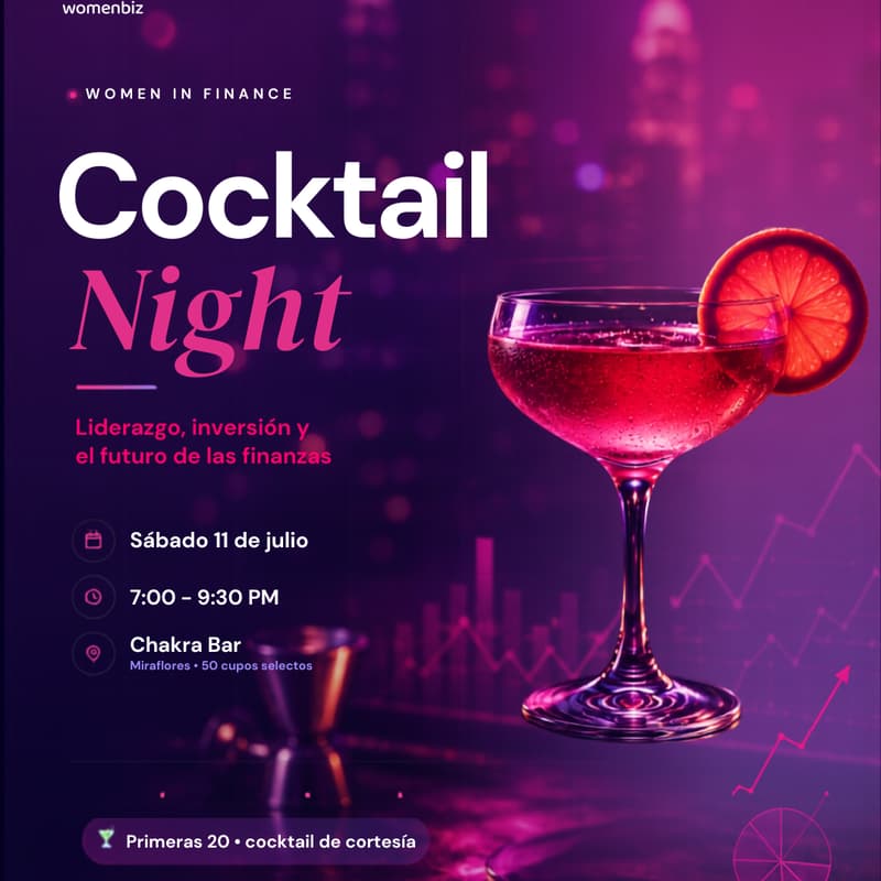Cover Image for Women In Finance Cocktail night 🍸💜