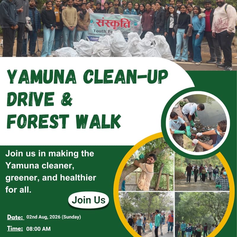 Cover Image for 🌊 Mission Yamuna: Trash to Transformation ♻️