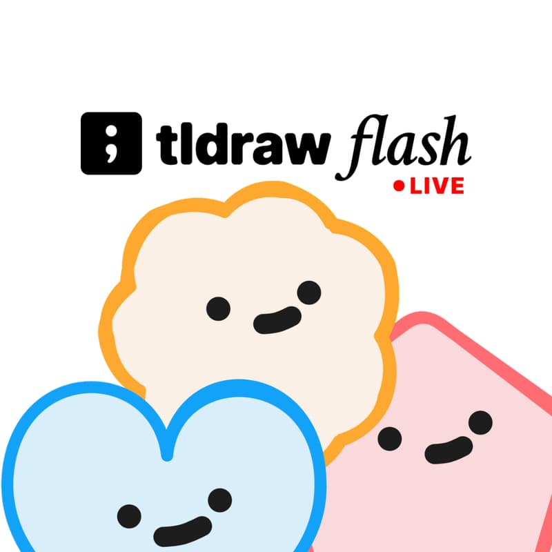Cover Image for Animating on the infinite canvas with tldraw flash