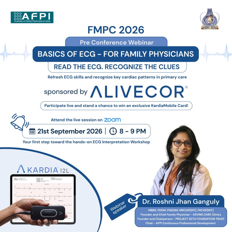 Cover Image for Basics of ECG - For Family Physicians