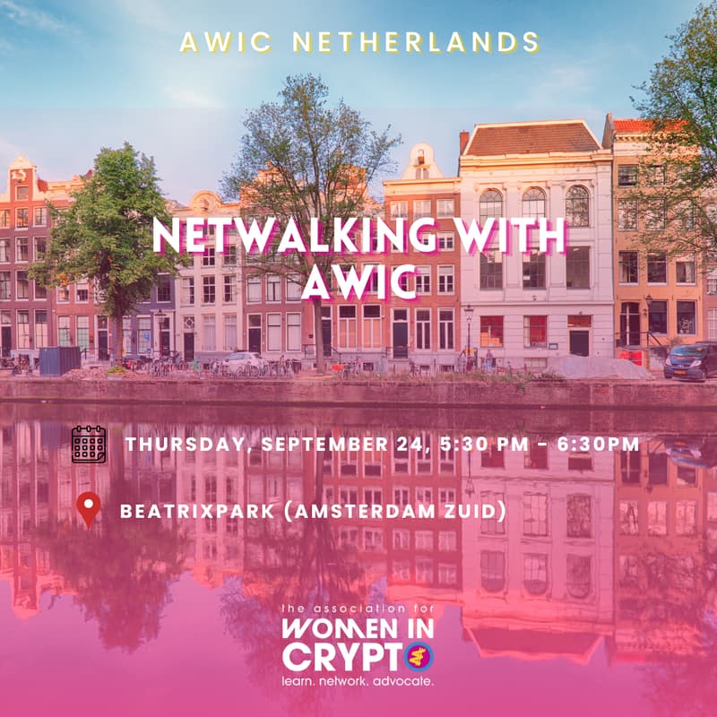 Cover Image for AWIC Amsterdam Netwalking: Goodbye, Summer! 🌅